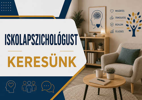 Iskolapszichológust keresünk